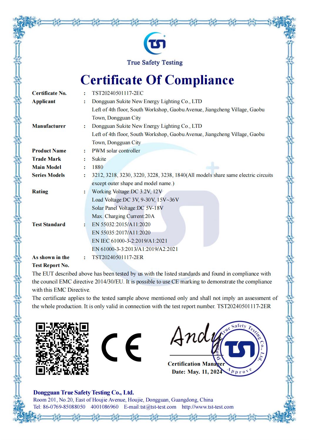 CE-EMC(PWM List)