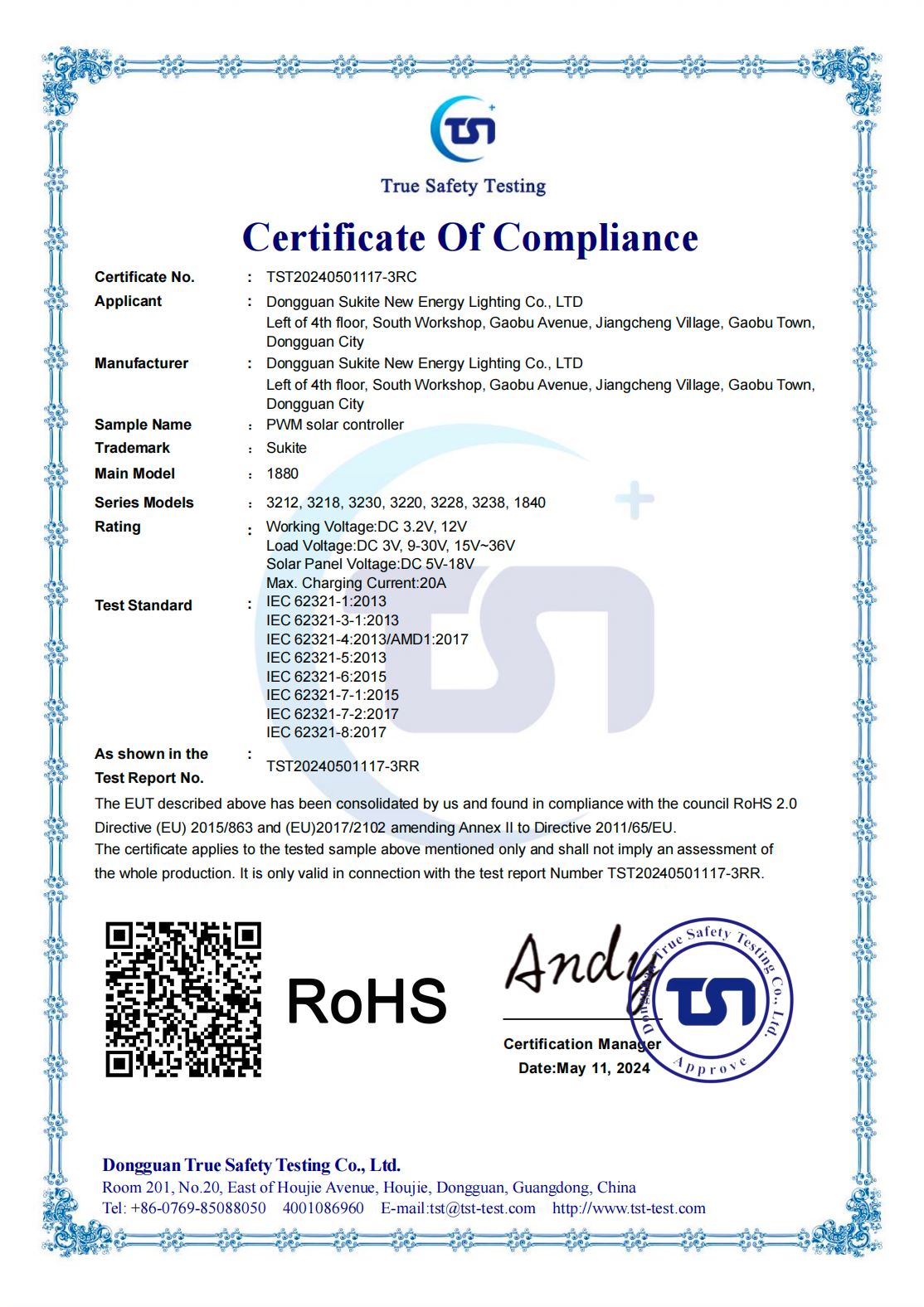 ROHS(PWM List)