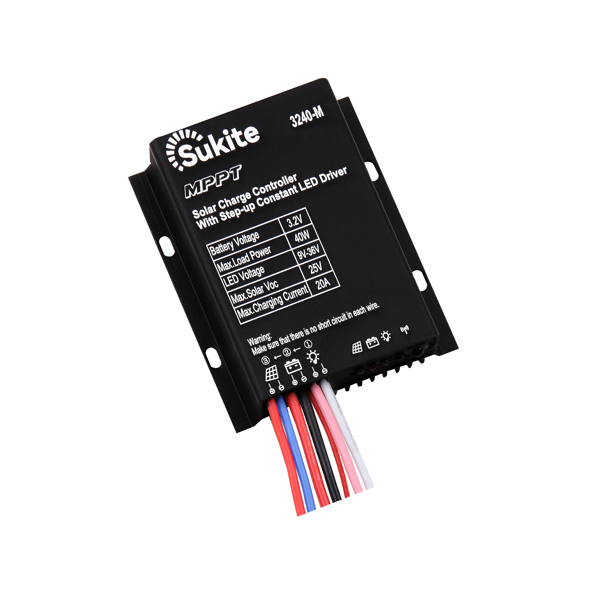 3.2V 20A MPPT Solar Charge Controller