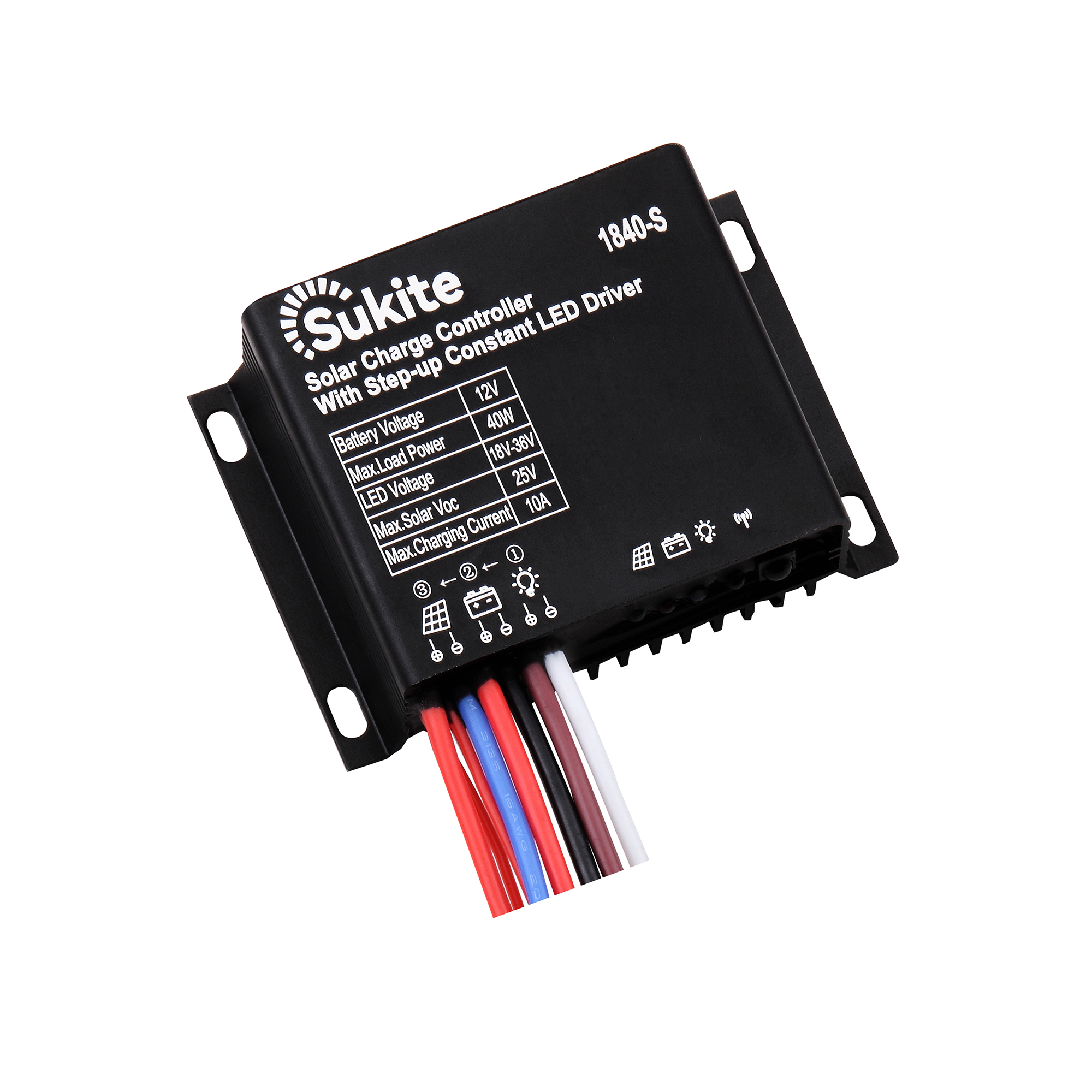 12V 10A PWM Solar Charge Controller