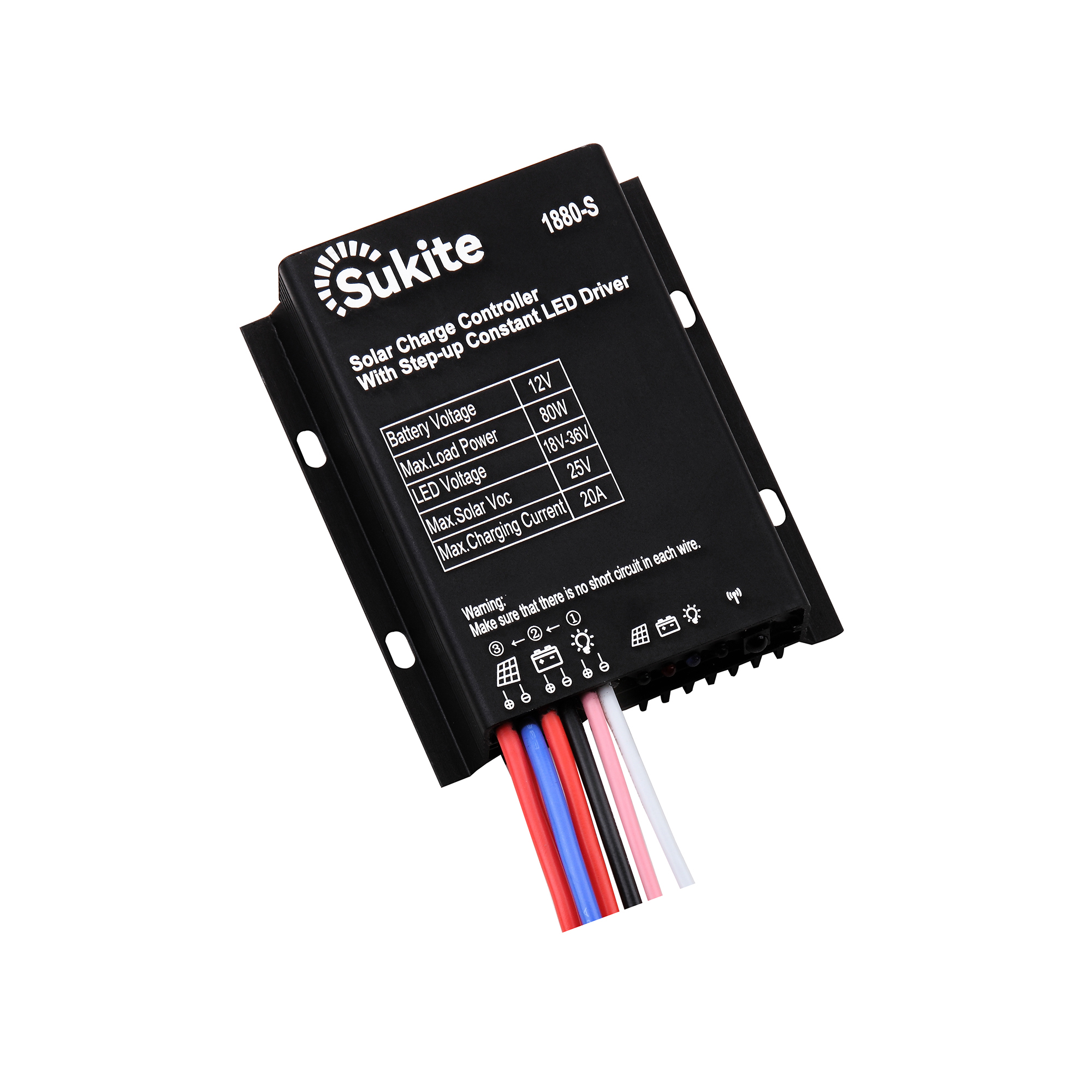 12V 20A PWM Solar Charge Controller