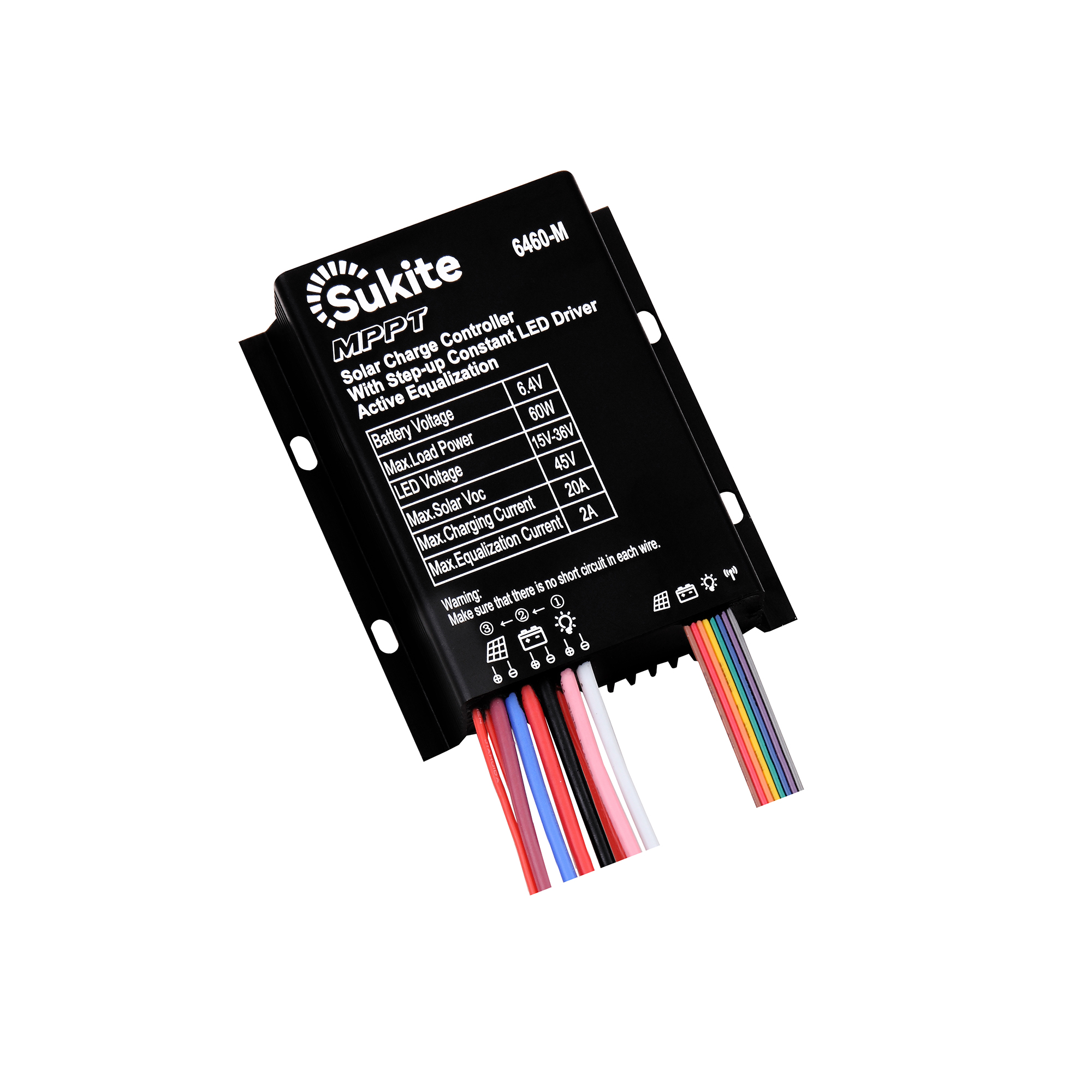 6.4V 20A  MPPT Solar Charge Controller