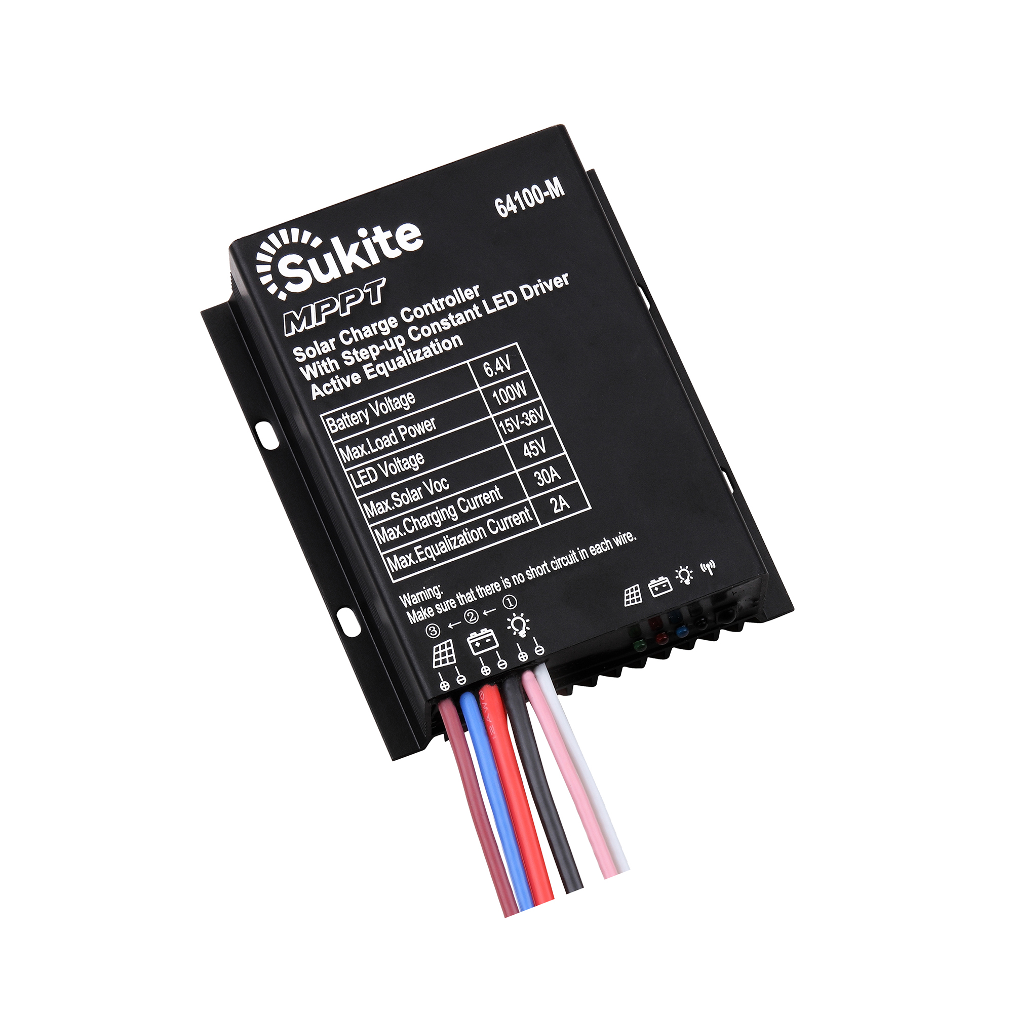 6.4V 30A  MPPT Solar Charge Controller