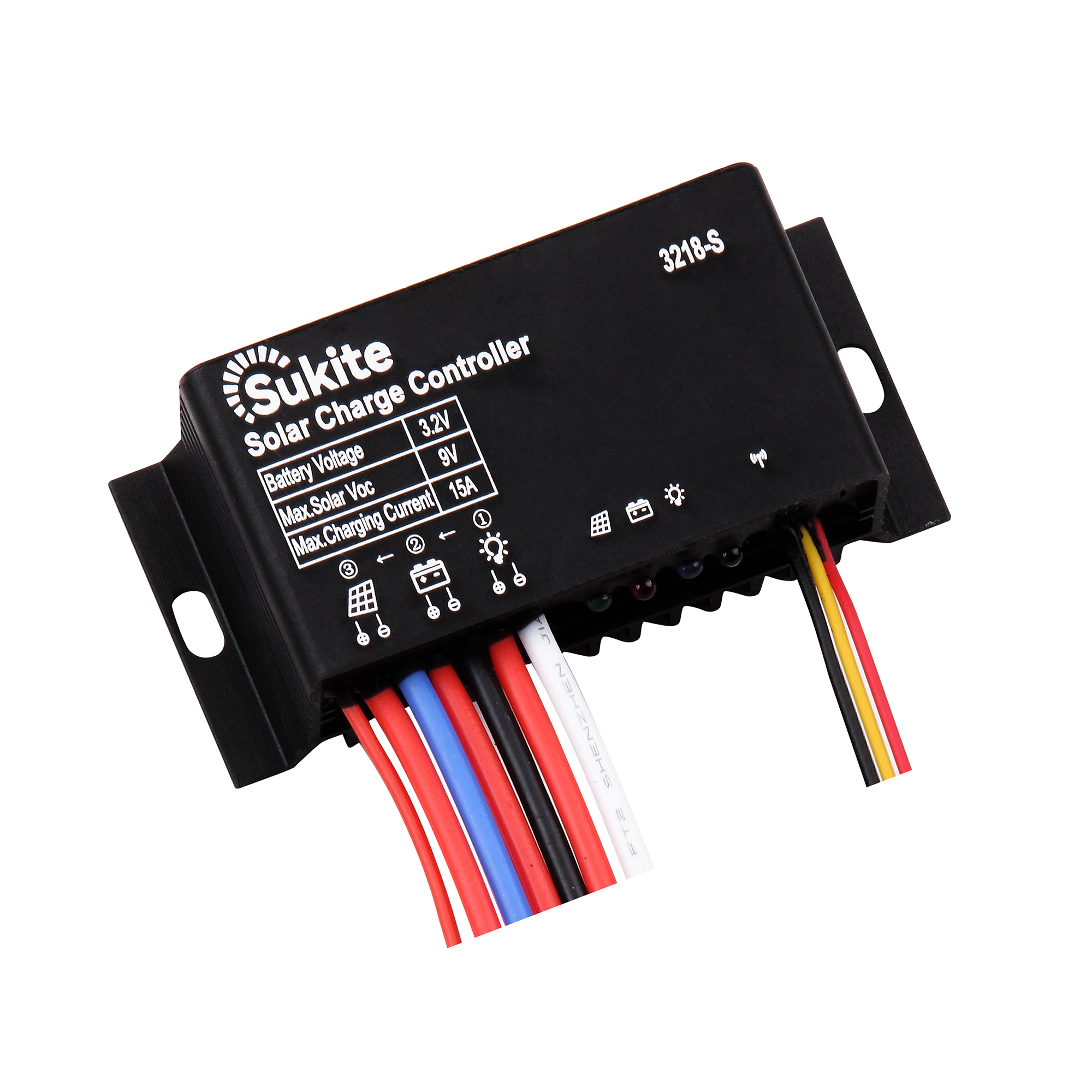 3.2V 15A PWM Solar Charge Controller