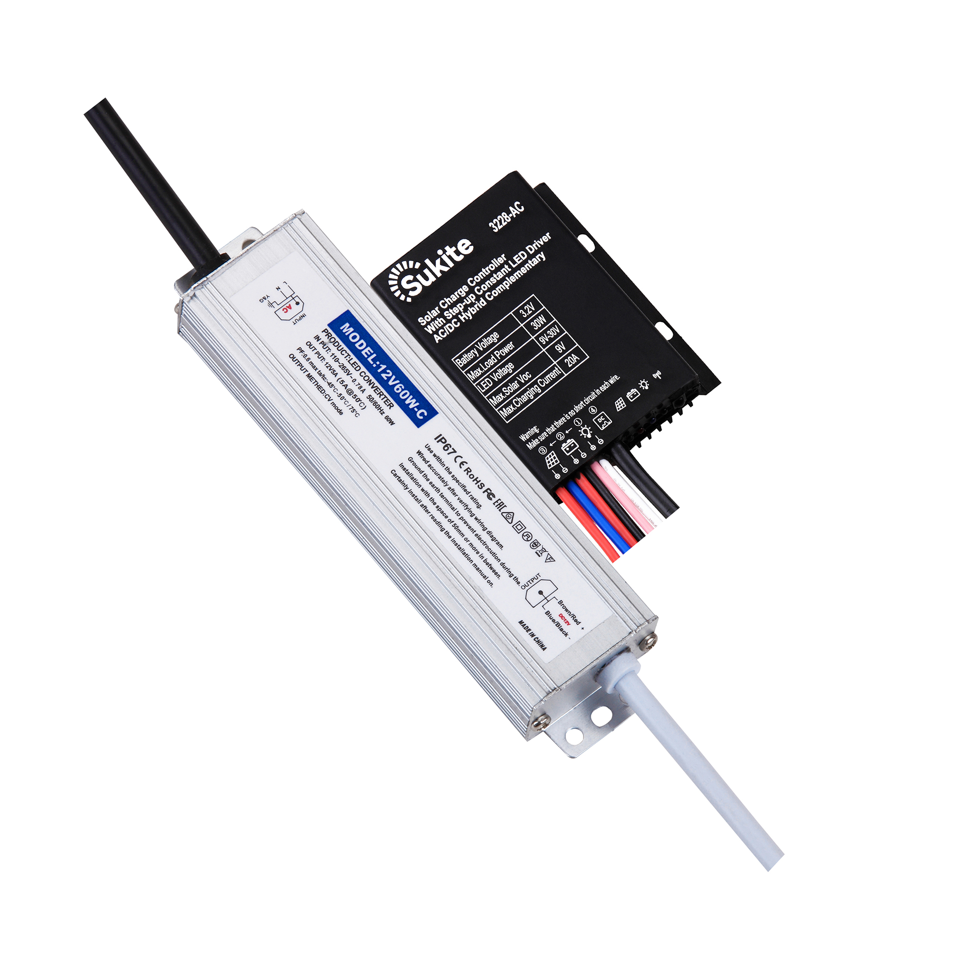 3.2V 20A  MPPT Solar Charge Controller AC