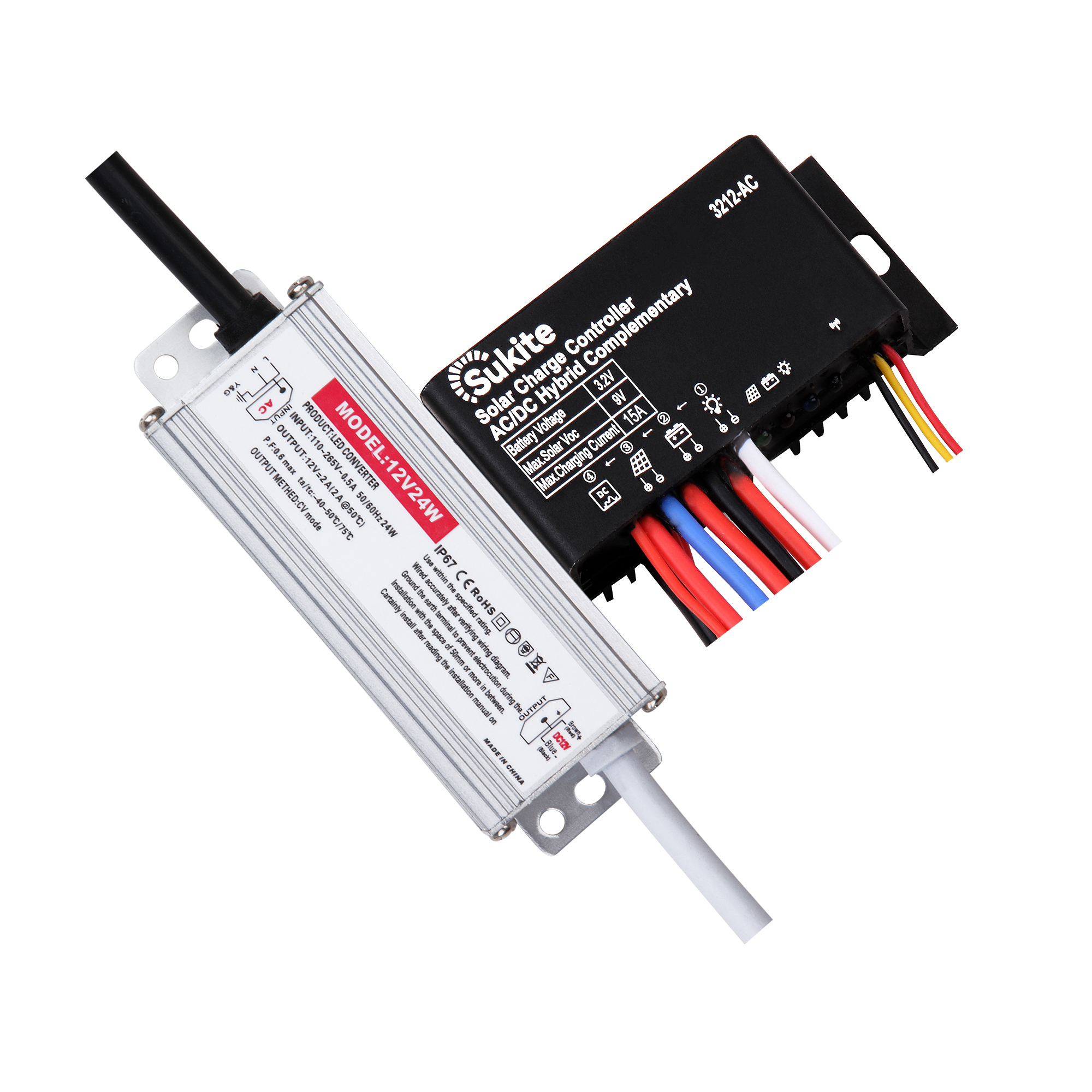 3.2V 15A PWM Solar Charge Controller