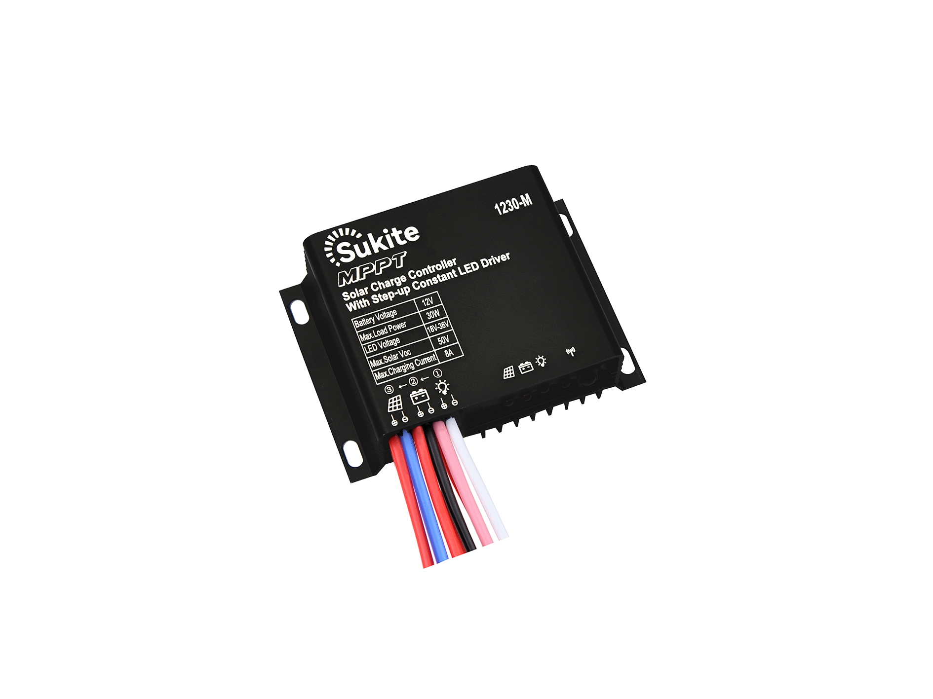 12V 8A MPPT 1230-M Solar Charge Controller