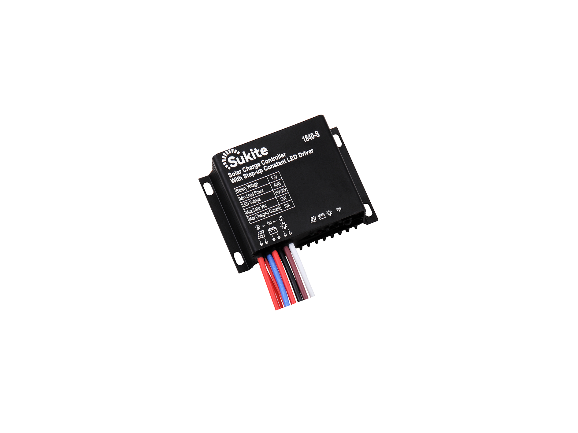 12V 10A PWM 1840-S Solar Charge Controller