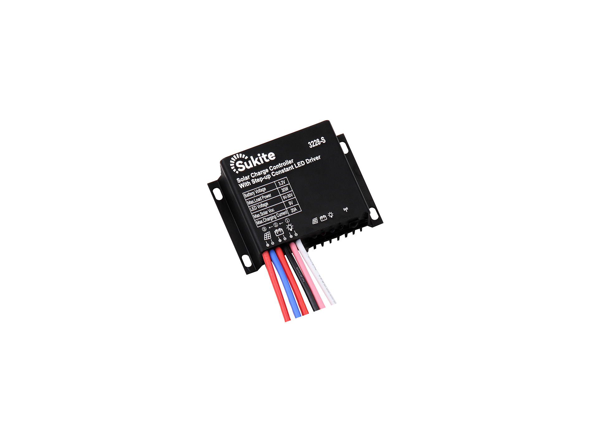 3.2V 20A MPPT 3228-S Solar Charge Controller