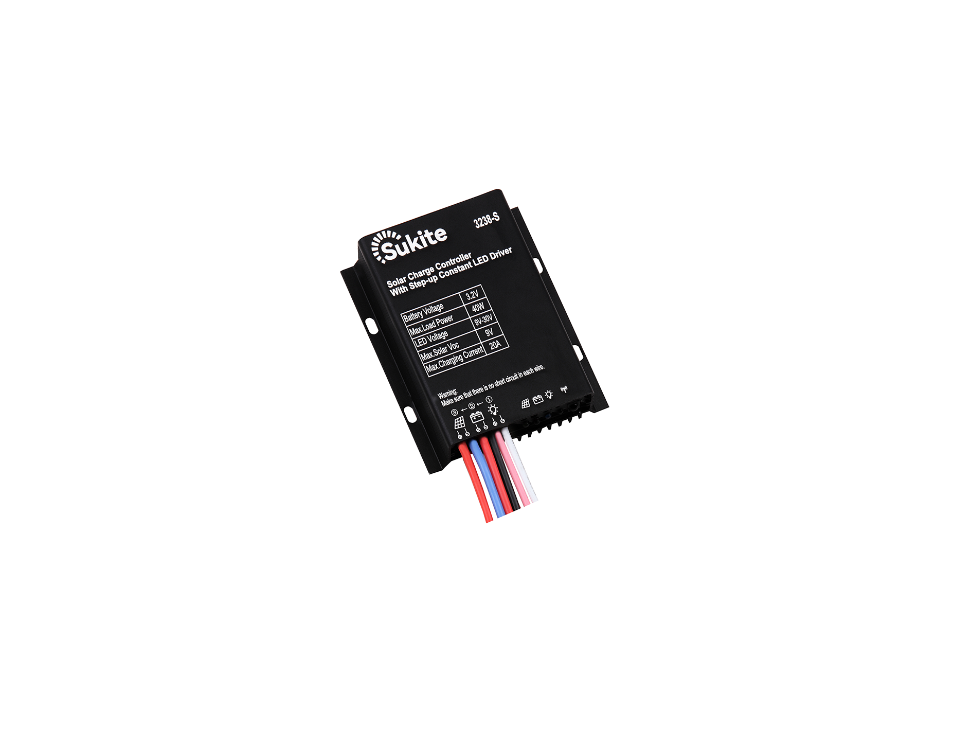 3.2V 20A MPPT 3238-S Solar Charge Controller