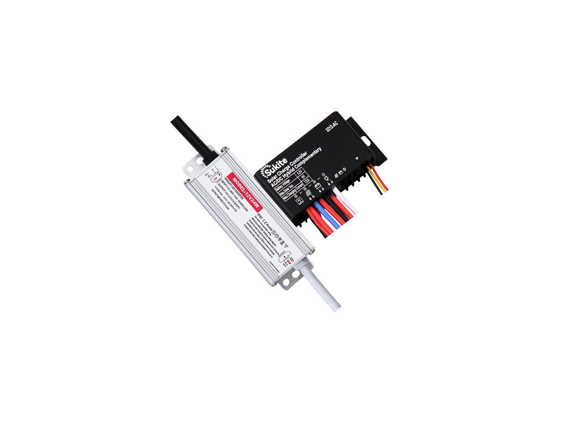 3.2V 15A PWM 3212-AC AC/DC Hybrid Solar Charge Controller