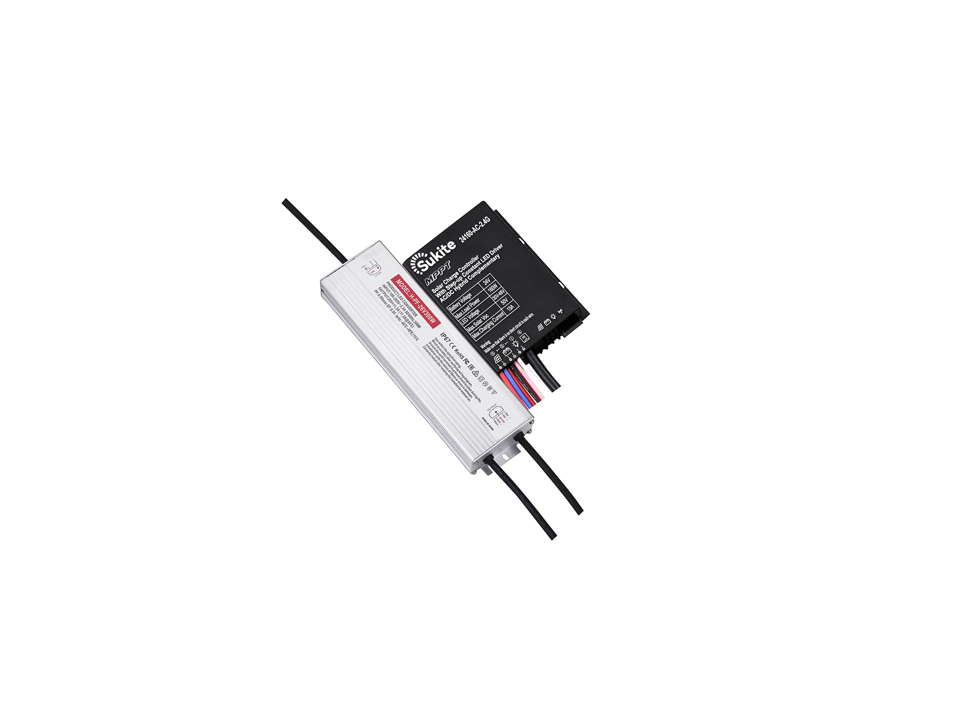 24V 15A  MPPT 24160-AC AC/DC Hybrid Solar Charge Controller