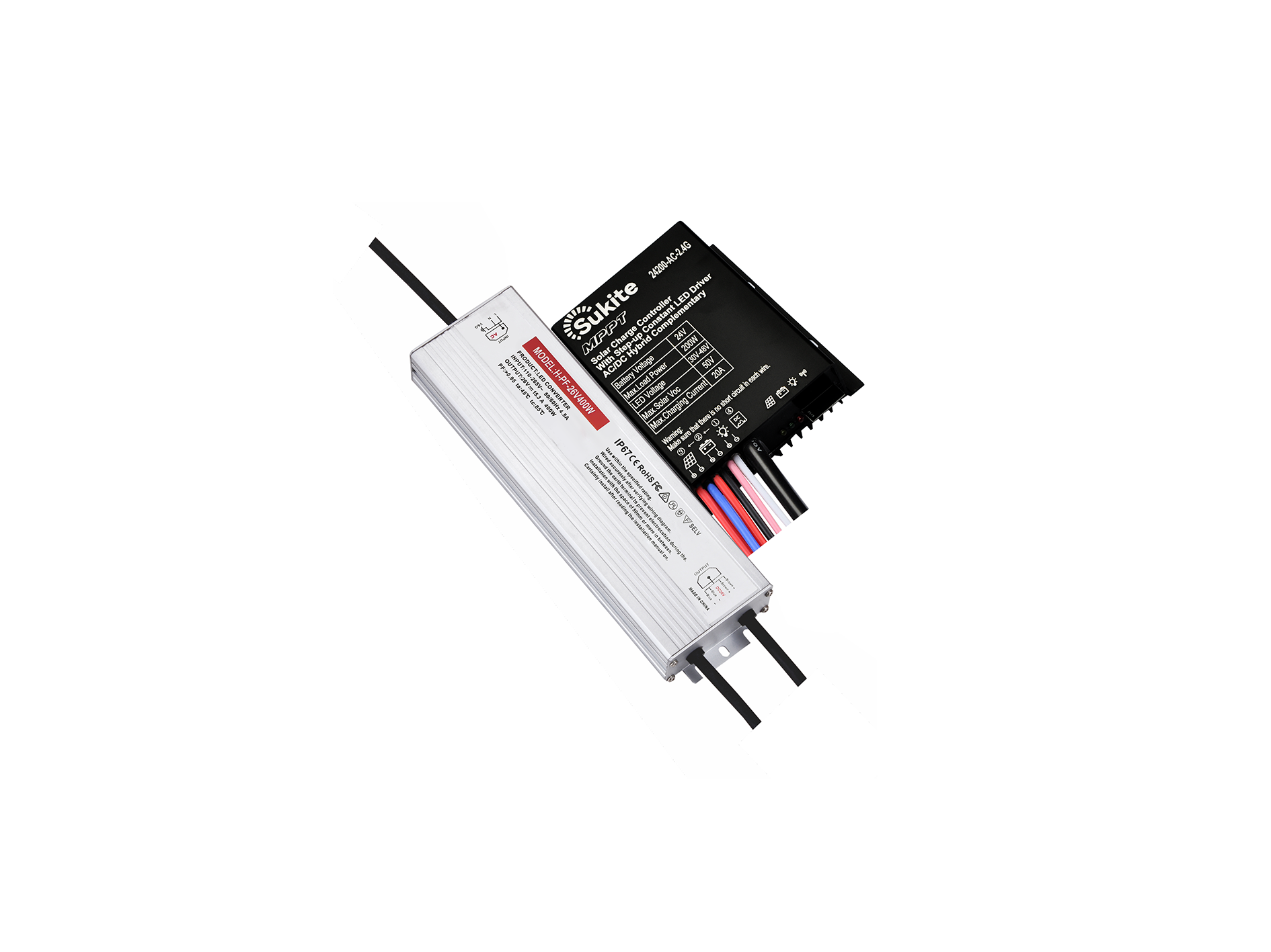 24V 20A MPPT 24200-AC AC/DC Hybrid Solar Charge Controller