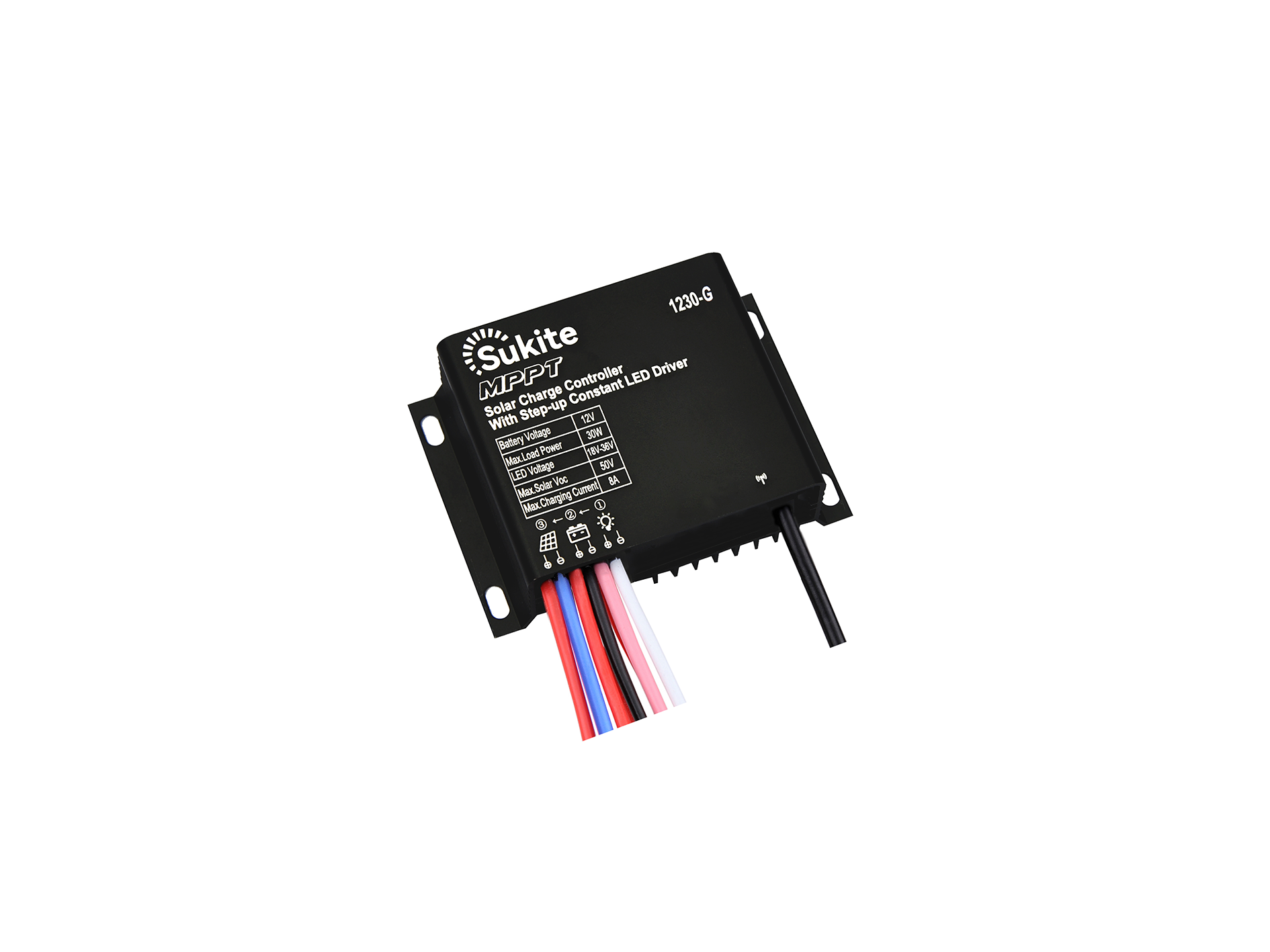 12V 8A MPPT 1230-G Solar Charge Controller