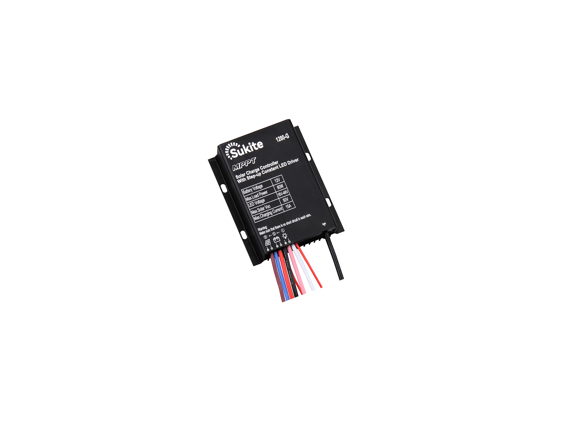 12V 15A MPPT 1280-G Solar Charge Controller