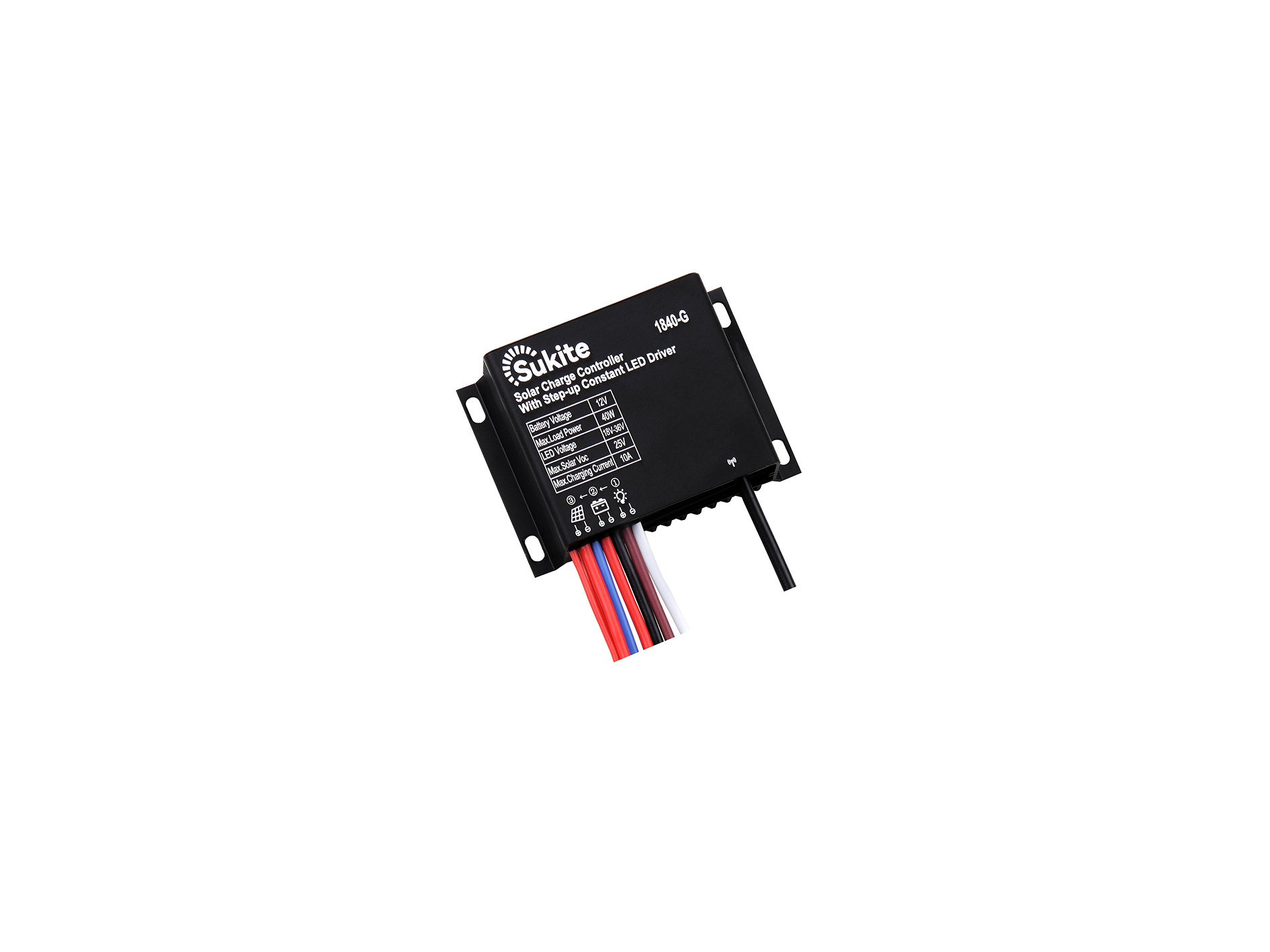 12V 10A PWM 1840-G Solar Charge Controller