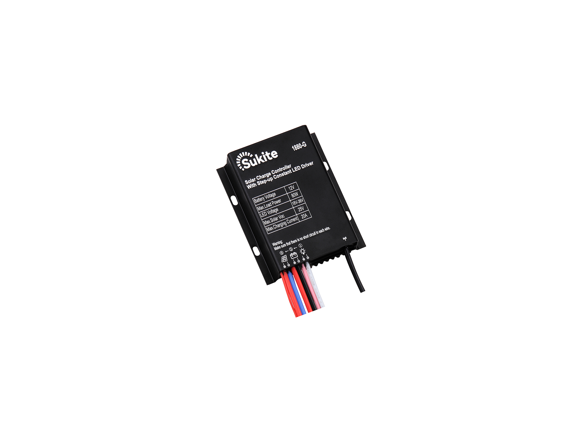12V 20A PWM 1880_G Solar Charge Controller