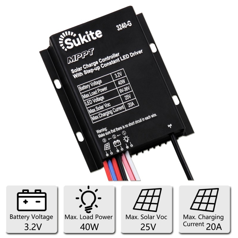 3240 MPPT solar charging controller